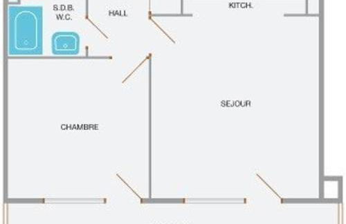 Appt 2P avec balcon au centre du Chinaillon, proche pistes, parking et casier à ski - FR-1-241-147 - Foto 18