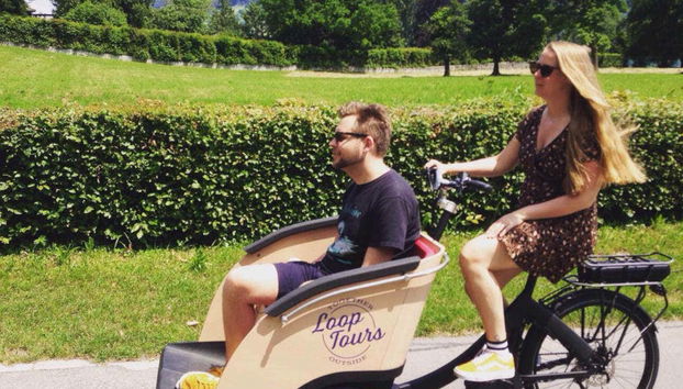 Bicicleta elétrica por Lucerna