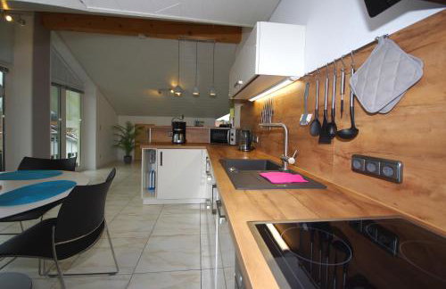 Schöne Ferienwohnung im Allgäu Lauben bei Kempten Urlaub Unterkunft FeWo Bergblick 70qm - Foto 17