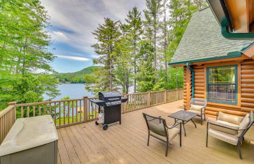 Lakefront Corinth Log Home Private Dock, Fire Pit - Foto 1
