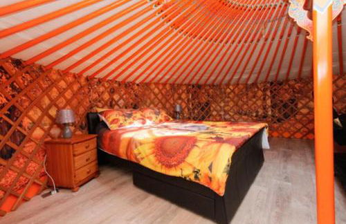 Orange Yurt With Hot Tub- Sleeps 3, Parking & Pets - Foto 2