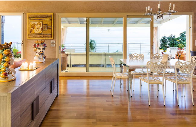 Villa With Panoramic Sea View Pool Near Taormina - Foto 30