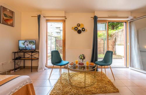 Superbe appartement 1min métro7 Rez-de-chaussée - Foto 10