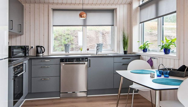 8 Person Holiday Home in Glesborg - Foto 5, Cocina privada