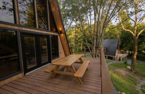 Valhalla Cabins AFrames with hot tubs & sauna - Foto 49