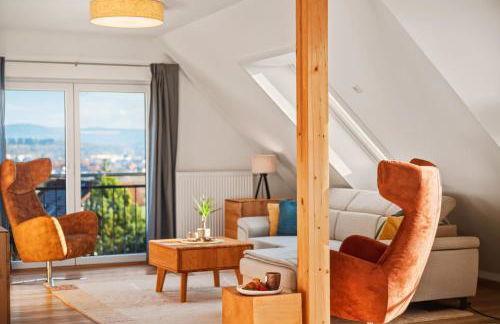 Komfort küsst Natur Skyline Ferienwohnung bei Aschaffenburg - Foto 1