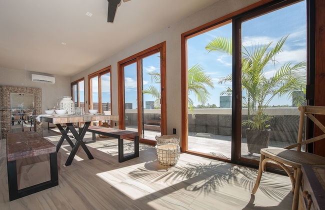 Aparthotel in Tulum with swimming pool and garden - Photo 40