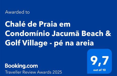 Chalé de Praia em Condomínio Jacumã Beach & Golf Village - pé na areia - Foto 1
