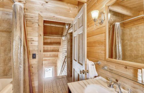 Aspen's Run: 3 br log cabin, wood stove, deck, firepit, window a/c by Stowe Country Homes - Foto 9
