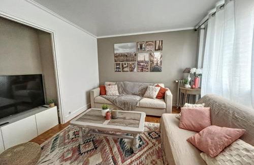 Appart XL "So cosy"- 4 beds - 8 pax - free Parking - Near Paris - Foto 5