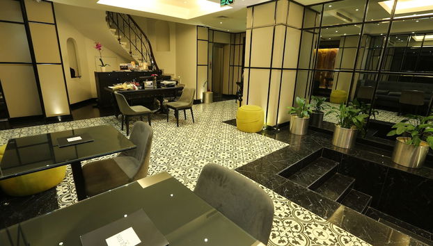 Sala de estar do lobby