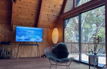 A-Frame with Carousel Fireplace - Foto 11