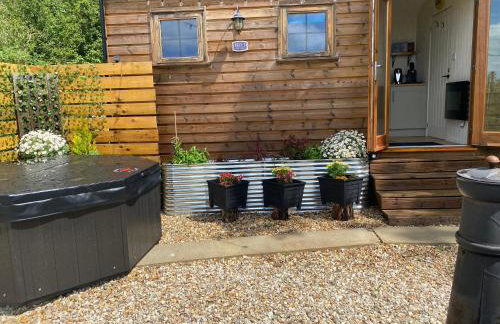 Cosy Shepherds Hut, heating, Hot Tub, WiFi and magnificent view - Foto 7