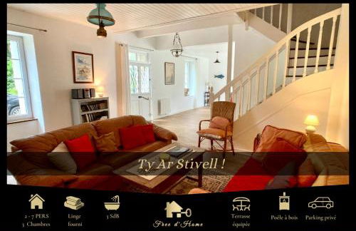 TY AR STIVELL, l’équilibre entre terre et mer 4-7 personnes à MOELAN SUR MER - Foto 1