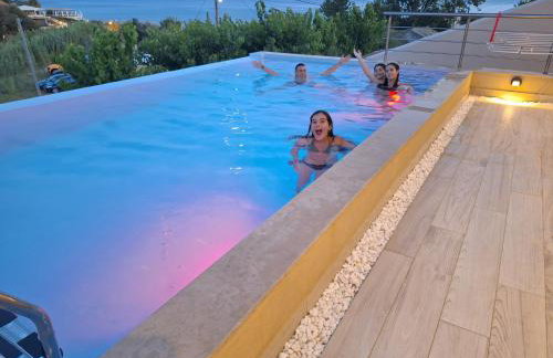 villa vasillis-heated swimming pool with infinity view - Foto 3