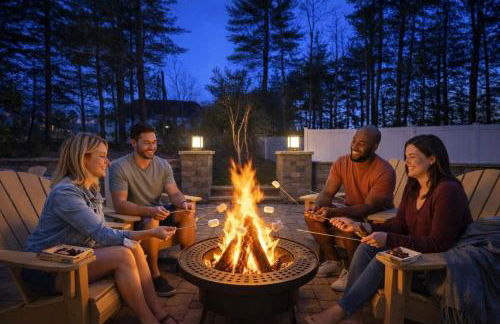 Luxury Villa with Hot Tub, Two Fire Pits, King Bed Suite, Game Room & Fenced Yard - Foto 50