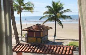 Casa Beira-Mar em Mongaguá - 4 Quartos - Vista Inesquecível para o Mar - Wi-Fi - Estacionamento 4 carros - Foto 15