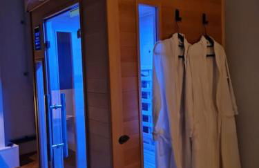 Spa-Sauna-Ciel de pluie tropicale-Champagne Nuit Romantique - Escapade Mâconnaise - Foto 20