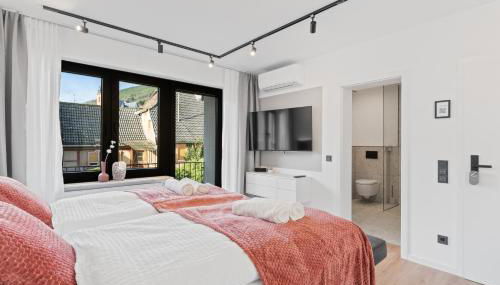 1-2 Personen - Parkplatz - Fahrradgarage - Zentrum - Küche - Balkon - Klima - Foto 3