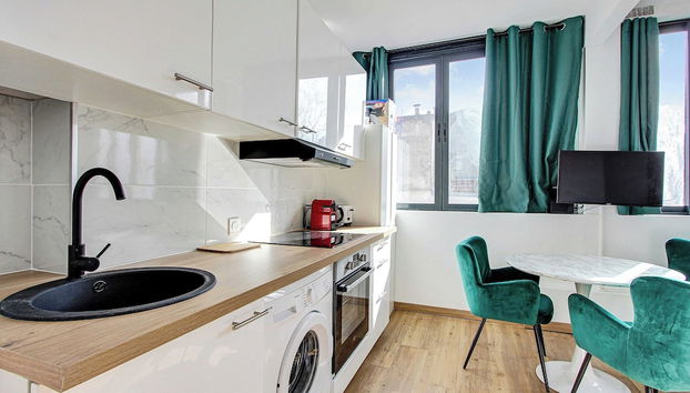 Cosy Studio - 2P - Parc de Belleville - Foto 3, Cocina privada