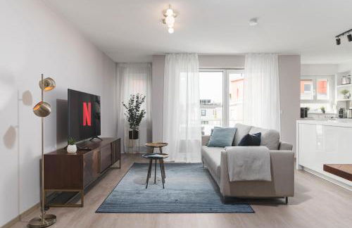 DELUXE APARTMENT 2 Schlafzimmer - Aufzug - kostenlos Parken - Balkon - Messe Flughafen - Foto 12