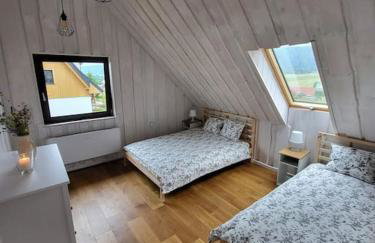 Komfortowy dom z bali koło Zieleńca z widokiem na góry - Foto 10