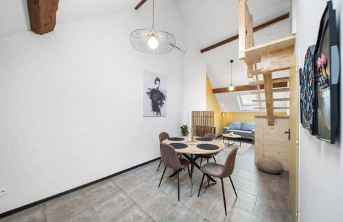 Le Duplex Moutarde, prox centre et Gare, 50m2, climatisation - Foto 5