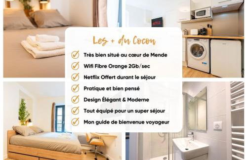 Le Cocon - Netflix/Wifi Fibre - Séjour Lozère - Foto 19