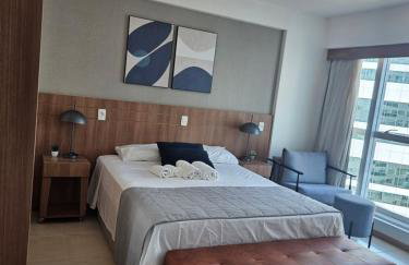 Flat I SAINT MORITZ, TOP 14, Espaçoso, Aconchegante, Novo, Região Central de Brasilia, Executivo ou Família - Foto 5