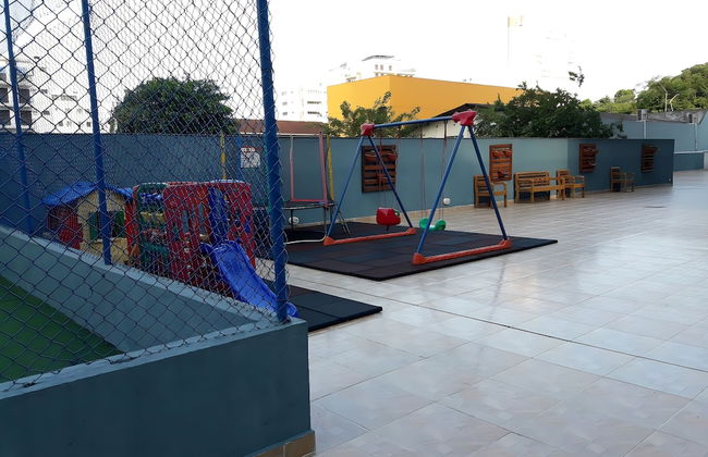 500m da Praia, BIWA Edifício com Piscina, 1garagem, WI-FI, Portaria 24hs, churrasqueira, playground, jardim, Centro do Guarujá, SP - Foto 17