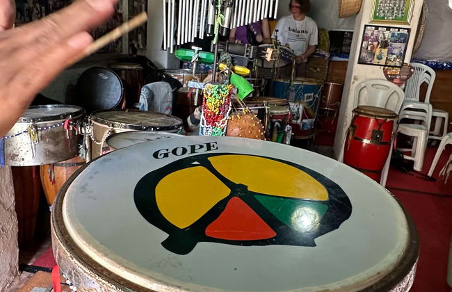 Cours de percussion et de samba-reggae à Salvador de Bahia - Photo 1
