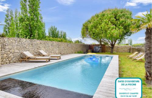 Piscine chauffée, jardin, magnifique villa pour 10 - Foto 6