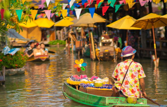Tour pelo mercado flutuante de Pattaya + Passeio de barco - Foto 1