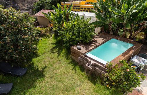 Villa Canaria piscina jacuzzi jardín - Foto 6