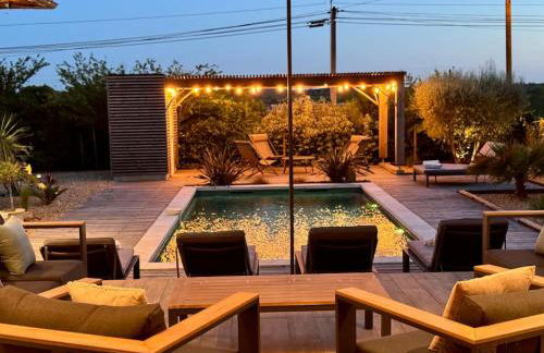 Charmante Villa, 10pers, clim,piscine,grand jardin - Foto 34