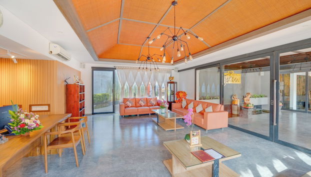 Zona de estar del vestíbulo