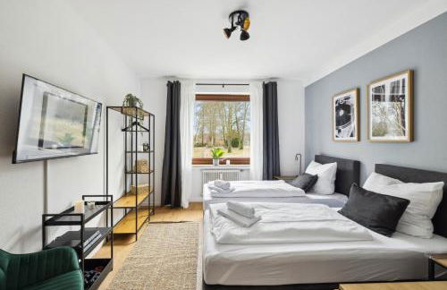 NASA Homes I Moderne Suite I Zentral I 3 Zimmer I Balkon und Aufzug I neu renoviert I Smart TV I Hotelbetten - Foto 15