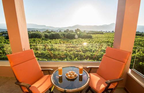 Cretan Vineyard Hill Villa Private Pool, Panoramic View, Beautiful Vineyard - Foto 50