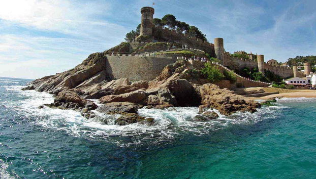 A panorama of the castle