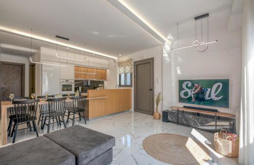 Serene Pool Villa - 8 min to Kalyves Beach - Foto 15