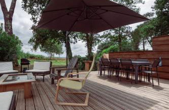 Maison vu Lac en première ligne du lac de Lacanau avec terrain de tennis privatif - Foto 1