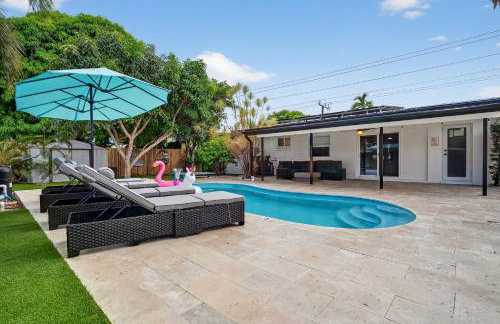 Heated Pool Villa with Mini Golf & Game Room Fort Lauderdale - Foto 17