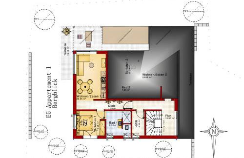 Ferienwohnung Bergblick - Foto 2