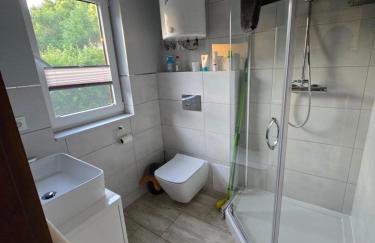 Nowy domek drewniany Tu Mi Dobrze w Lubkowie z plażą - Foto 13