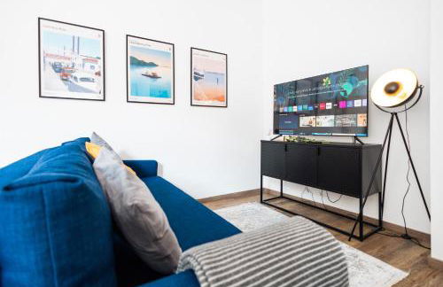 Apartments am Neuen Theater - Parkplatz nach Verfügbarkeit - Altstadt - Küche - Wifi - Powered by Ko-Living - Foto 22