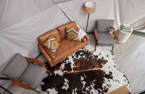 Glamping Dome w Hot Tub Fire Pit & River Access - Foto 31