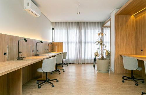 The Bridge by Viva - Prédio com piscina no terraço e academia em Floripa - Photo 4