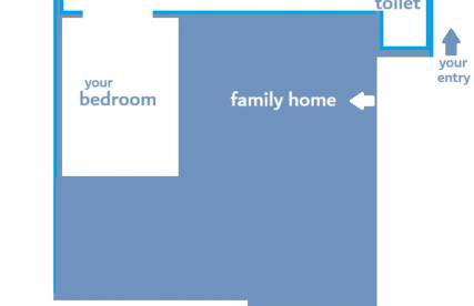 Cosy and Private with 55"TV and Dedicated Toilet Shower Space - Foto 7