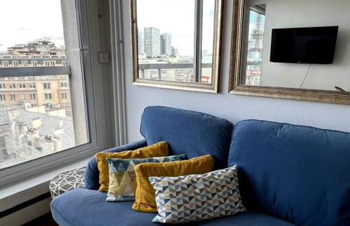 Tour Eiffel - Studio vue imprenable au-dessus des toits, balcon - Foto 20