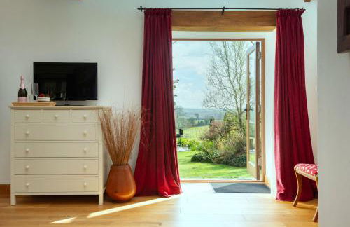 Linhay at East Trenean Farm -Luxury retreat for 2 with stunning rural views, private hot tub and EV charging - Foto 5